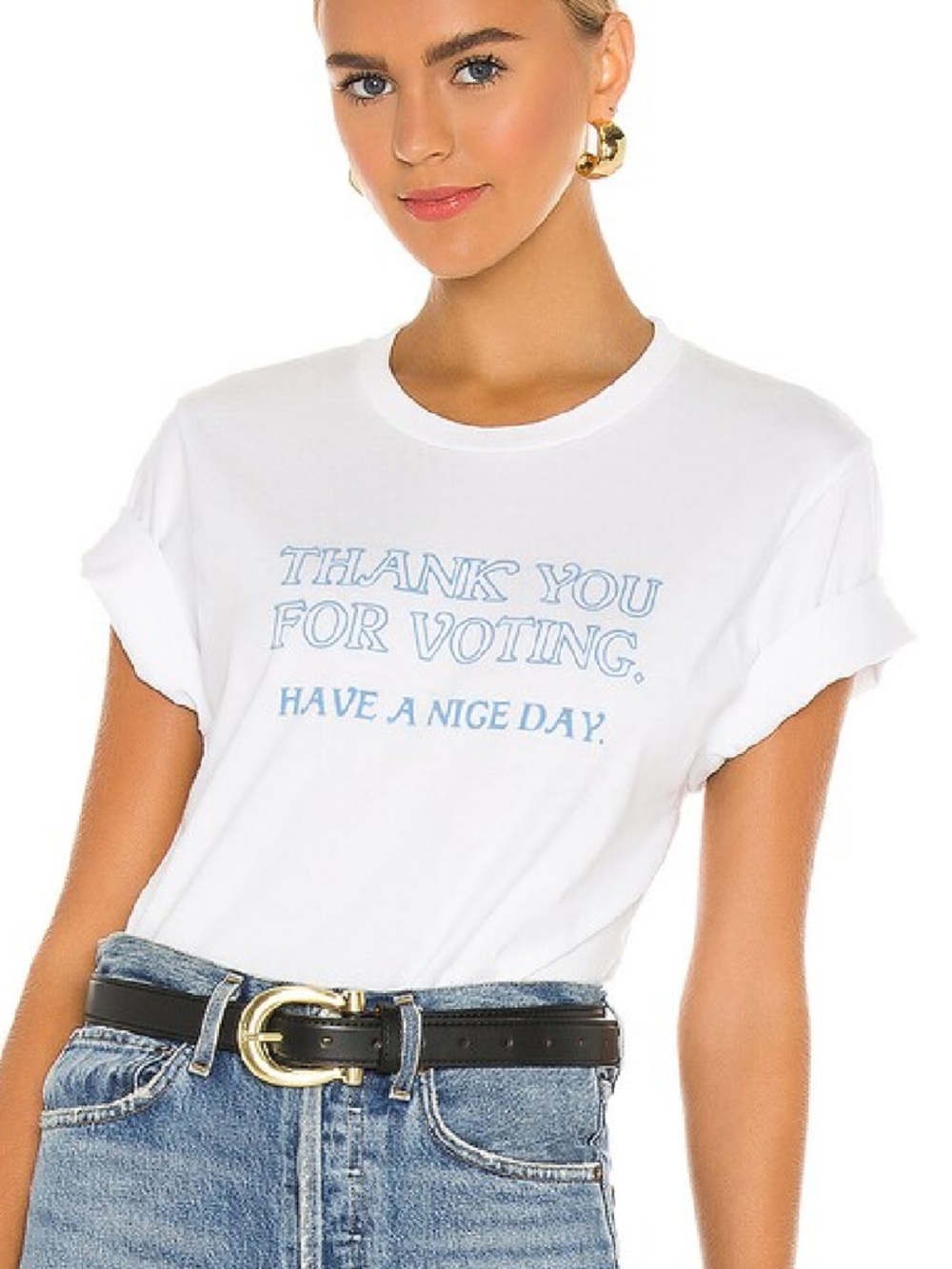 Lovers + Friends Thank You For Voting T-Shirt